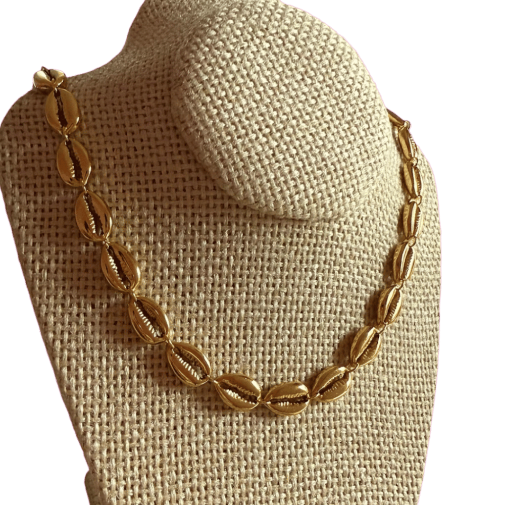 Collar Caracoles Dorado