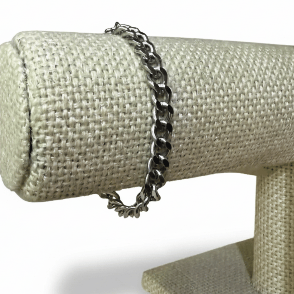 Pulsera Eslabón Plateada