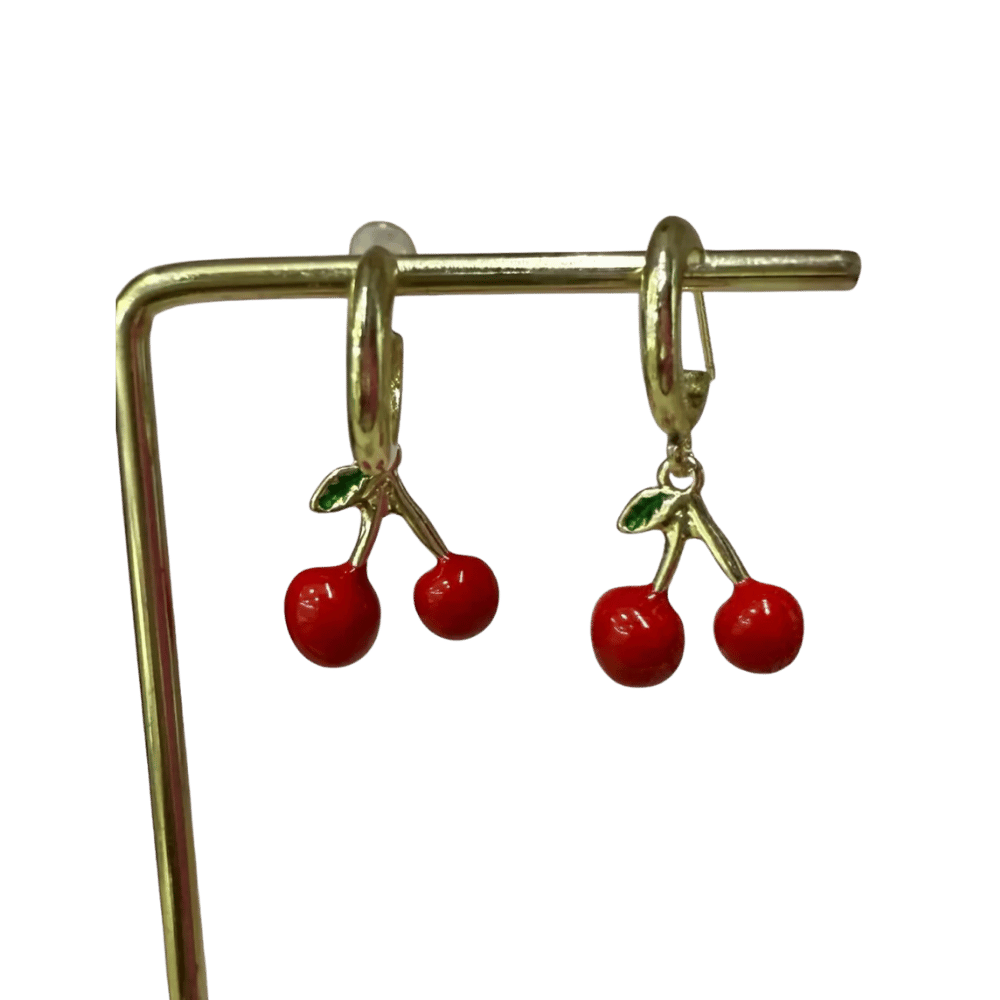 Aretes Cerezas