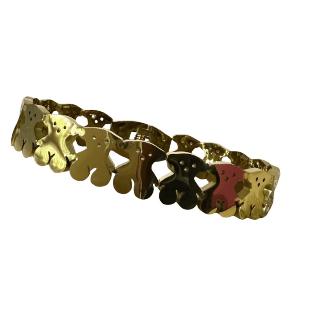Brazalete Osito Dorado