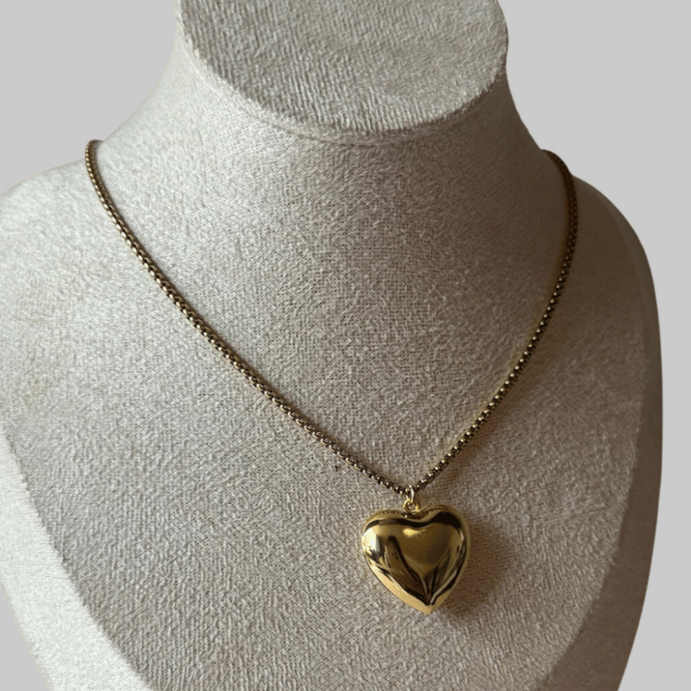 Collar Chunky Corazón Mediano