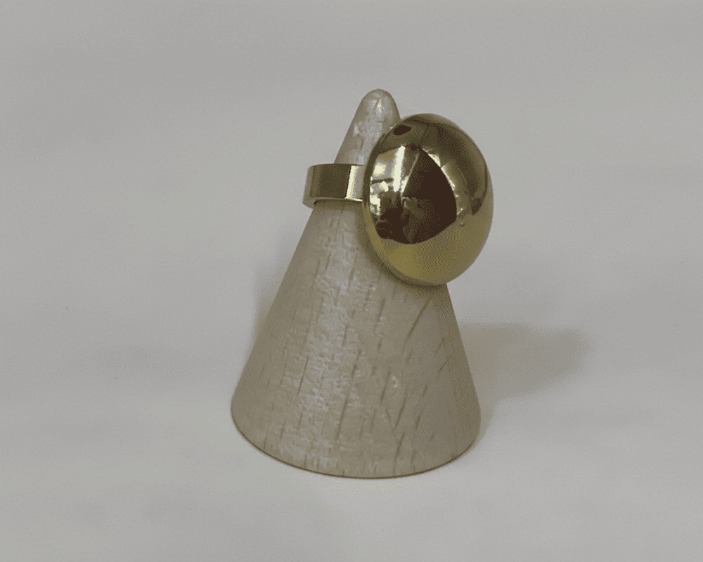 Anillo chunky circulo