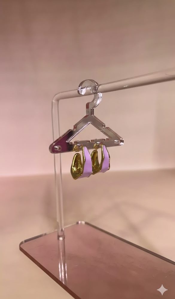 Arete gota esmaltada