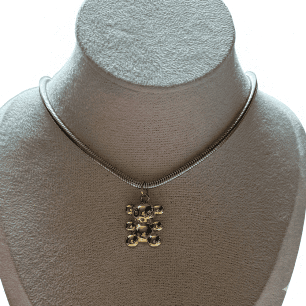 Collar osito 3D