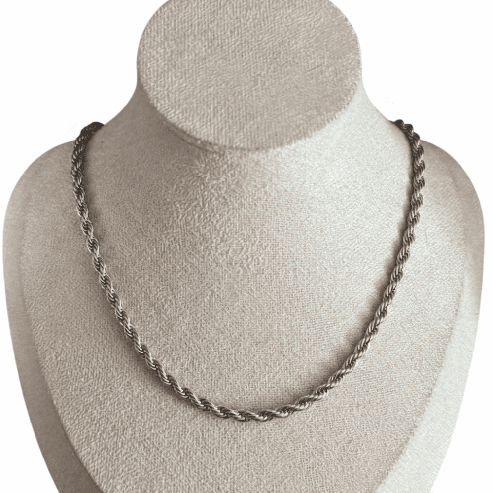 Torzal plata delgada